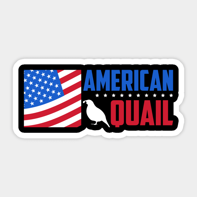 American Quail Sticker by Lakeside Quail